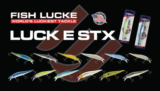 The Luck E STX a great jerkbait for year-round success.