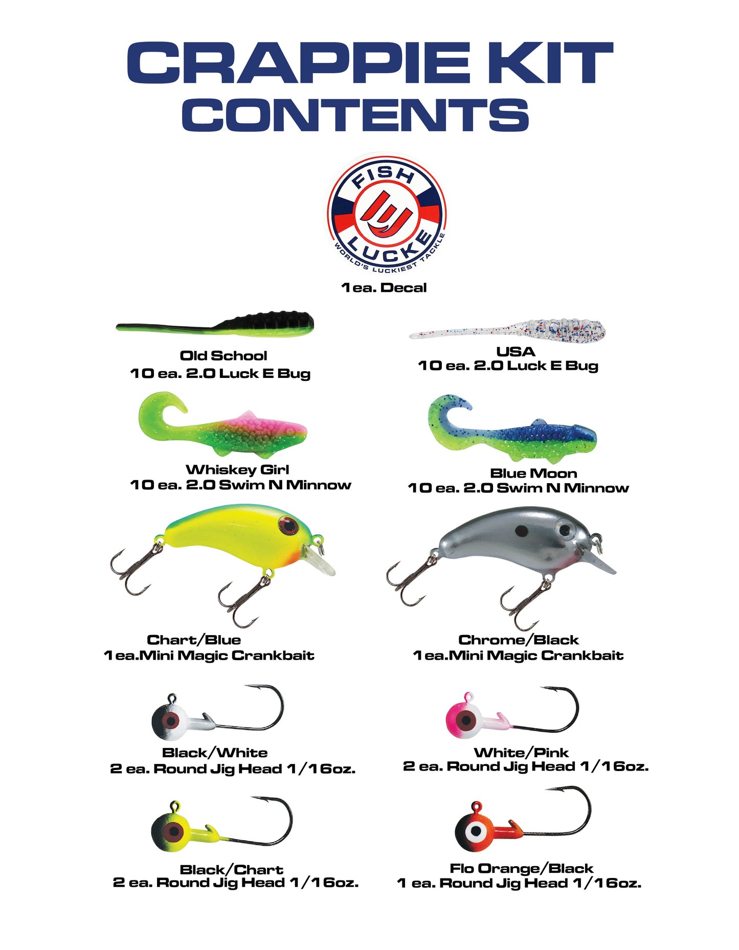 TOBY KEITH’S FISH LUCKE EVERYDAY CRAPPIE KIT