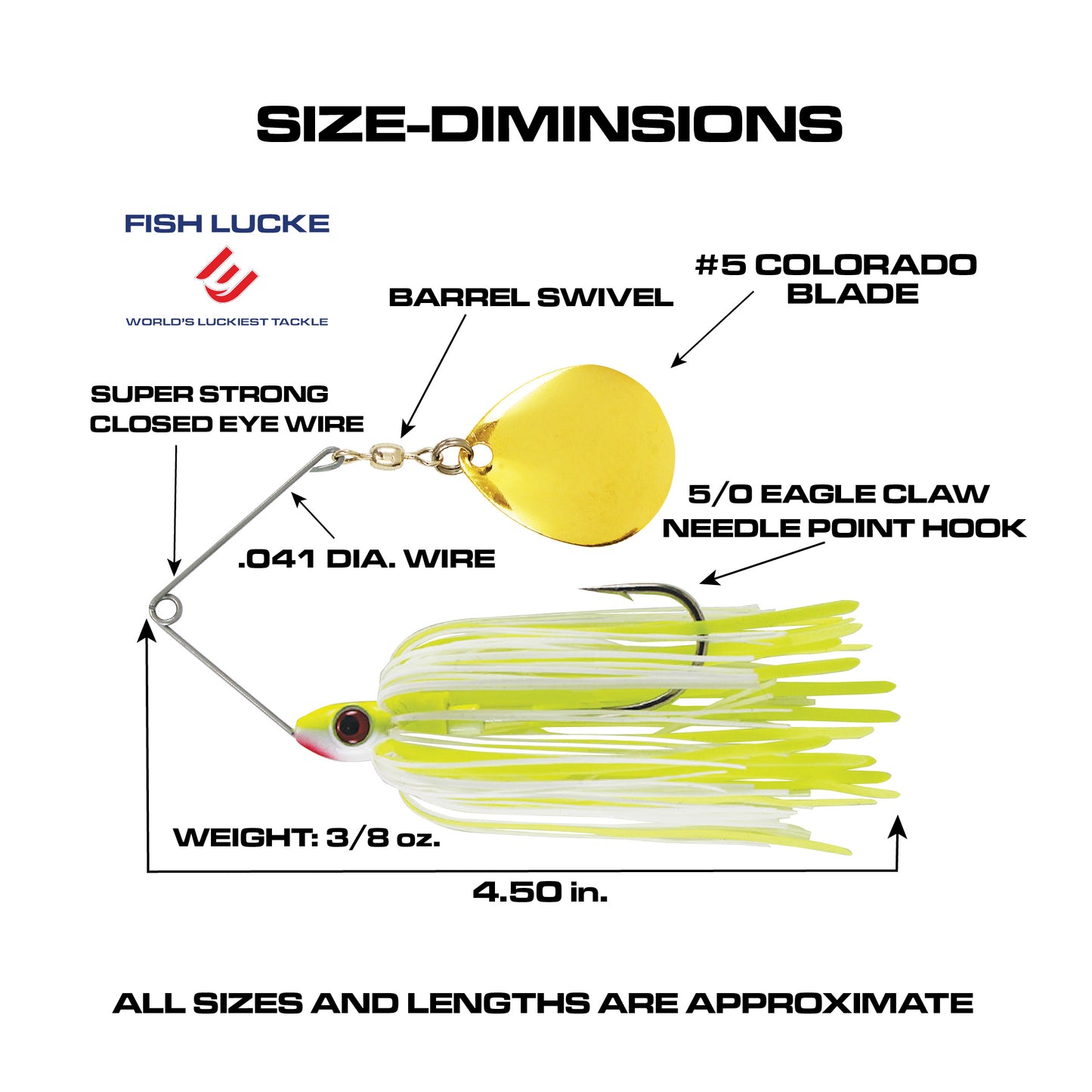 Luck E Redman Spinner Bait