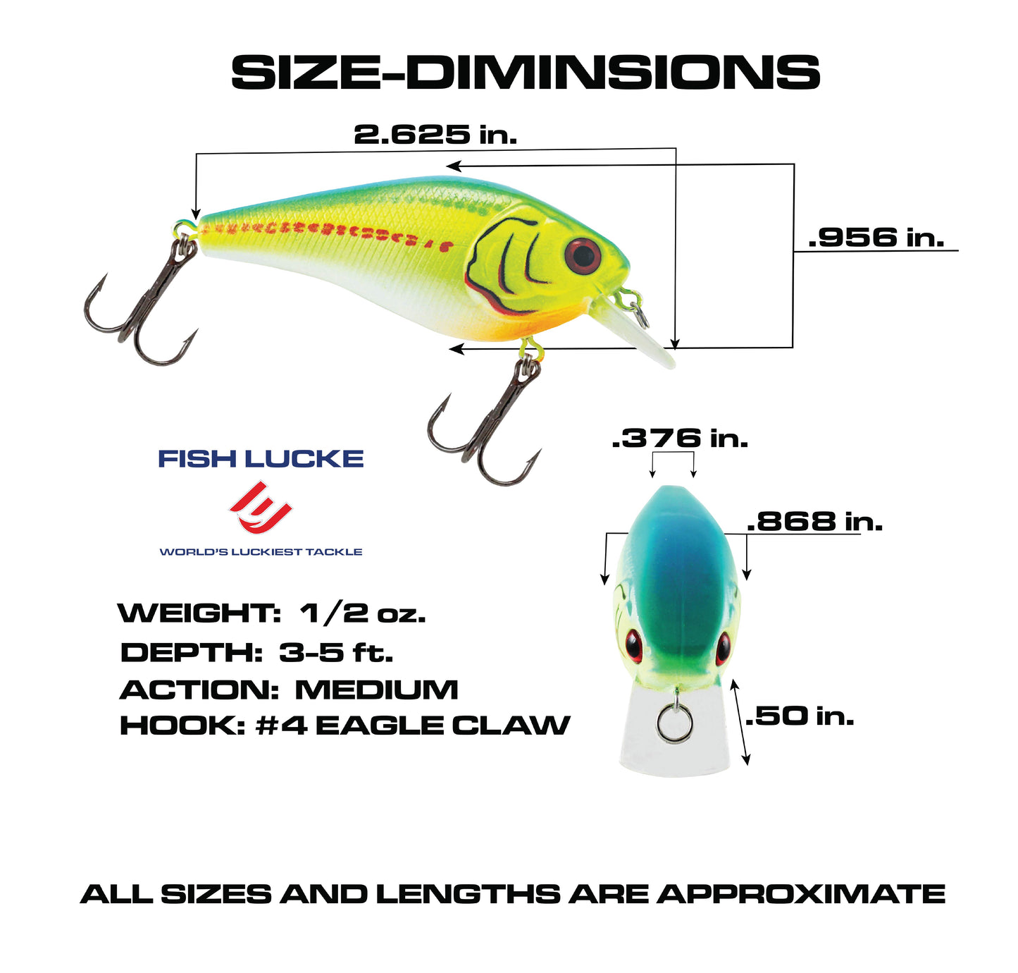 Luck E Square Bill Non-Rattle