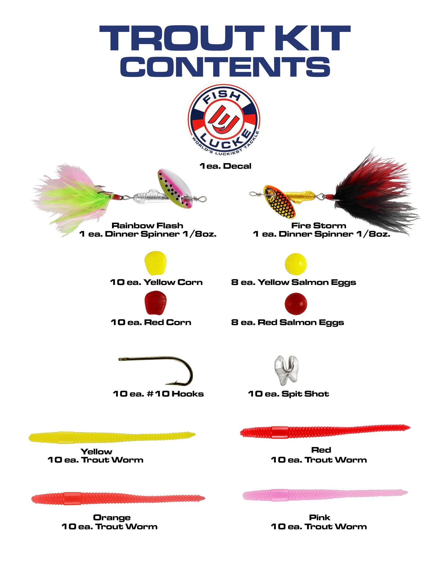 TOBY KEITH’S FISH LUCKE EVERYDAY TROUT KIT