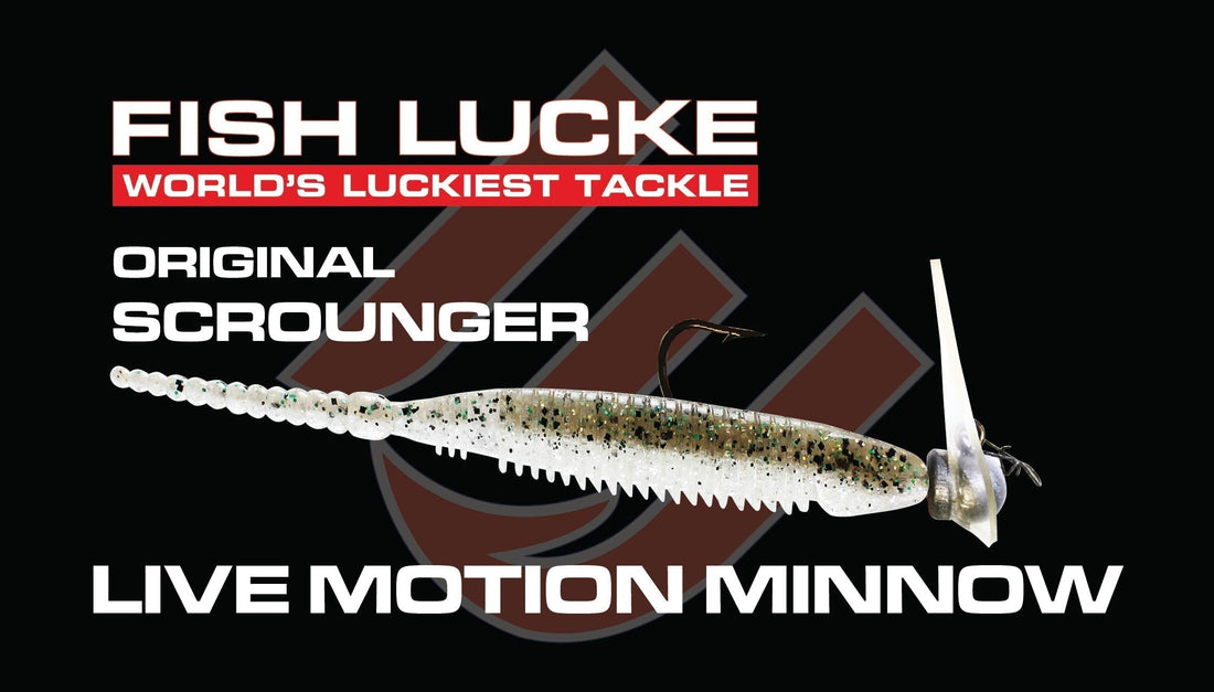 The Original Scrounger paired with the Live Motion Minnow delivers unmatched versatility and lifelike action, making it a proven choice for catching a wide range of game fish.