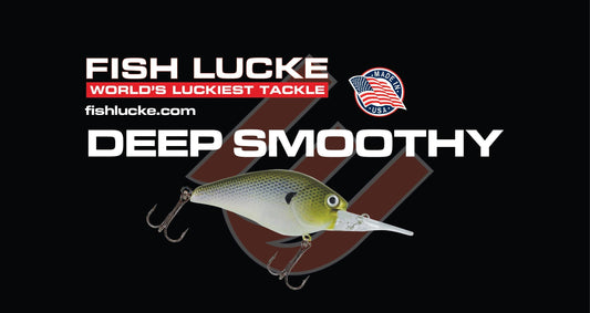The Fish Luck E Deep Smoothy is a mid-depth crankbait built to find bass and deliver results when it matters most