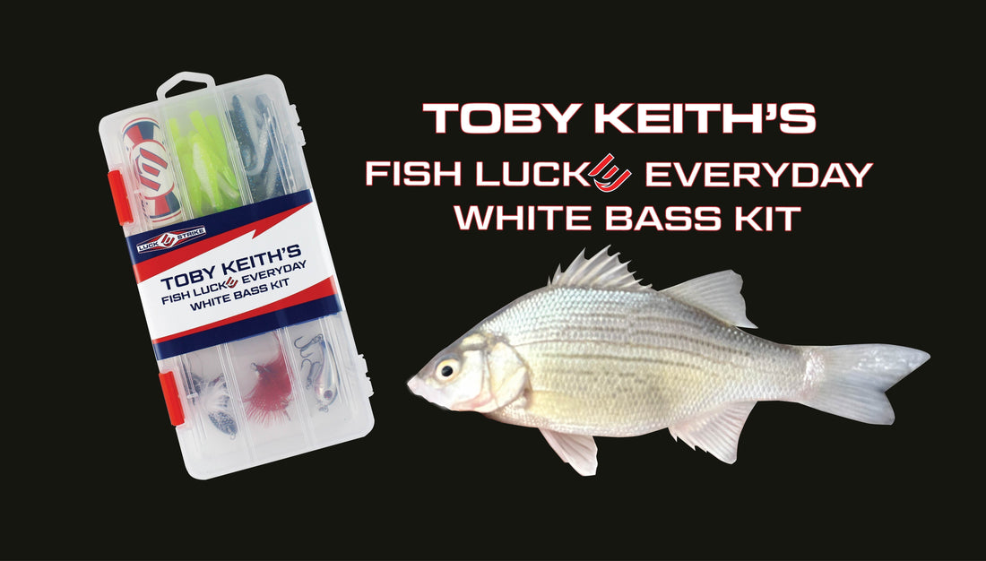 Turn every White Bass trip into a fish-catching adventure with the Toby Keith White Bass Kit.
