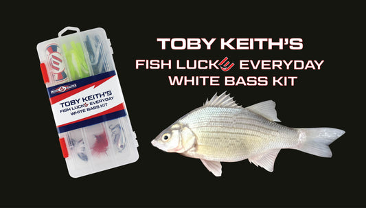 Turn every White Bass trip into a fish-catching adventure with the Toby Keith White Bass Kit.
