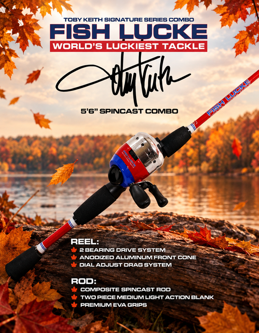 EARLY BLACK FRIDAY DEAL — ONLY $30.00! (Toby Keith 5.6 Spincast Combo)