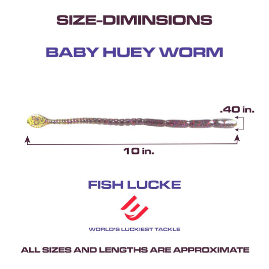 10inch Baby Huey Worm