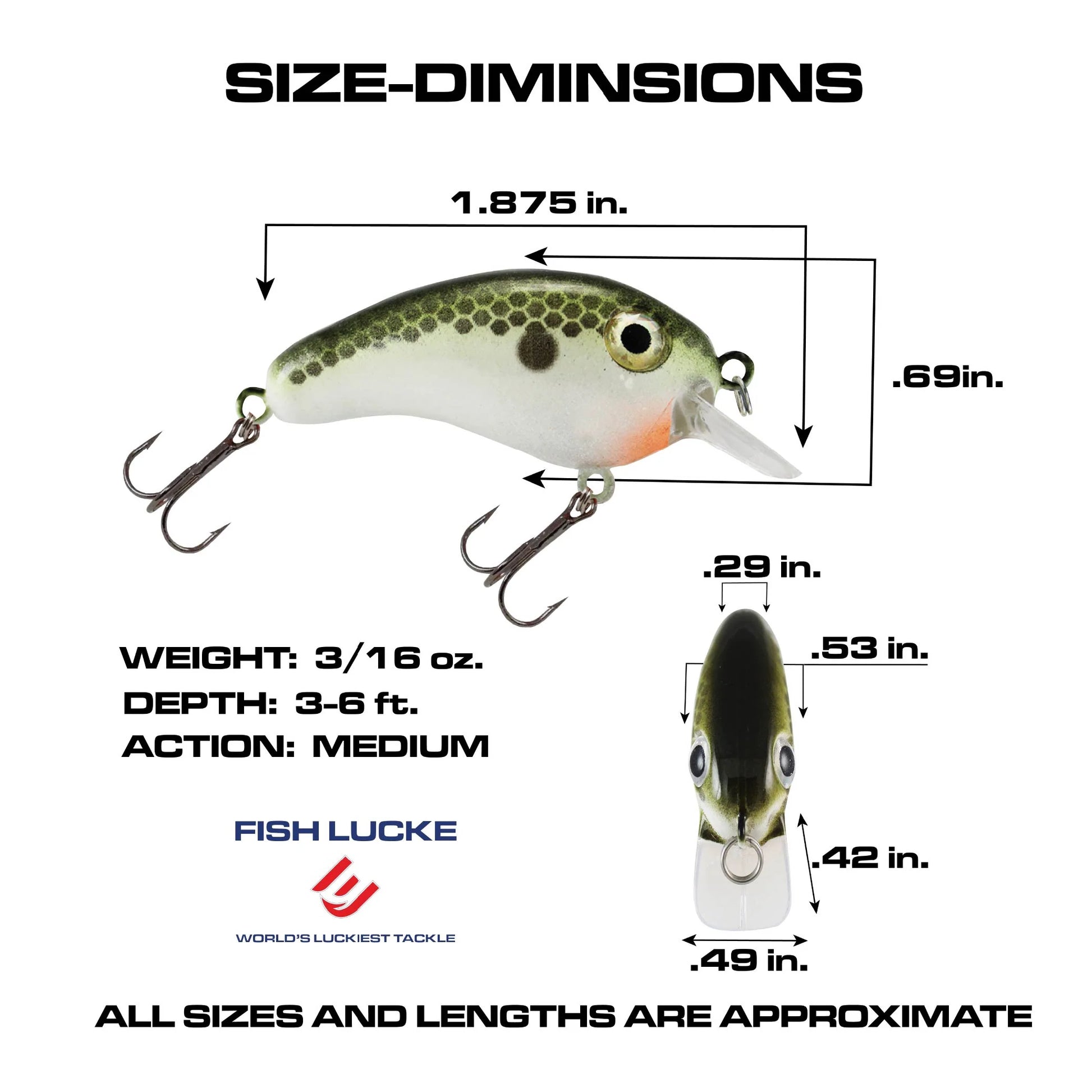 eric weight lure fishing Crappie Magic Crank Bait
