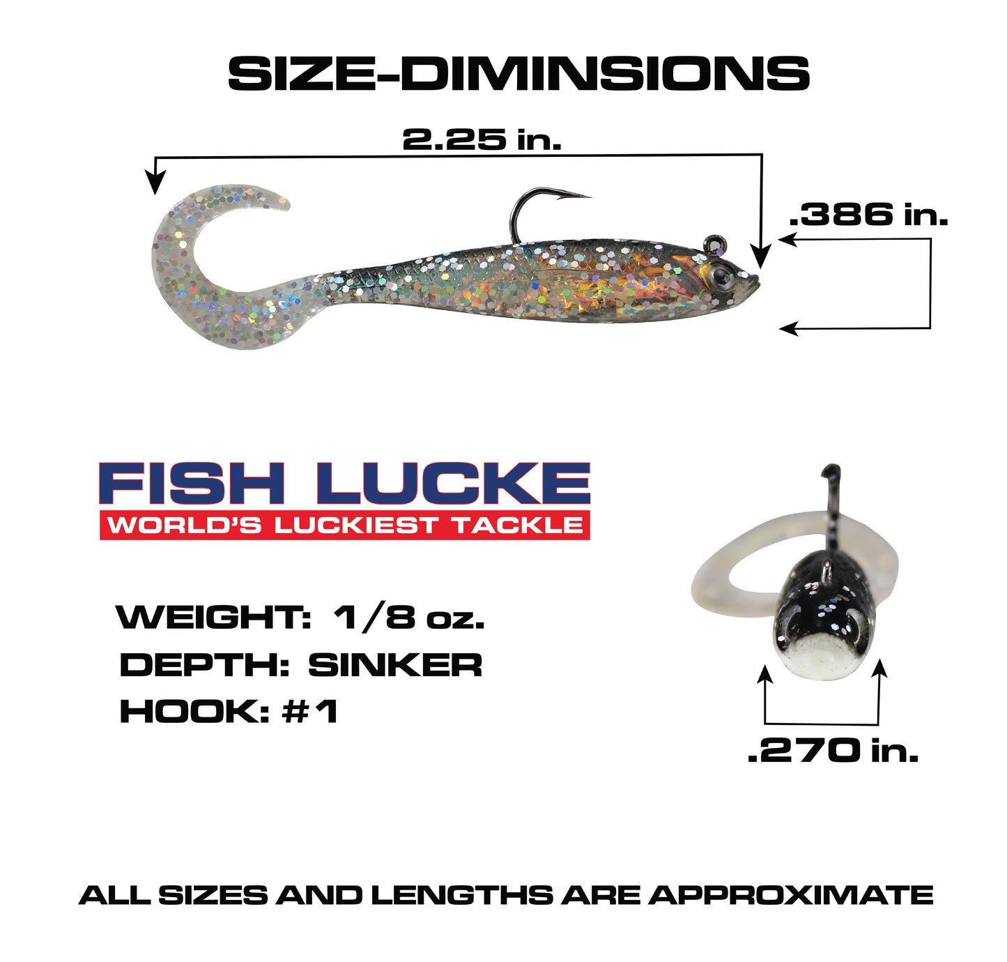 bedazzled fishing lure Mirror Image Darting Shad – Fish Lucke