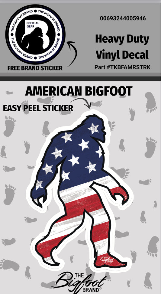 American Bigfoot Sticker