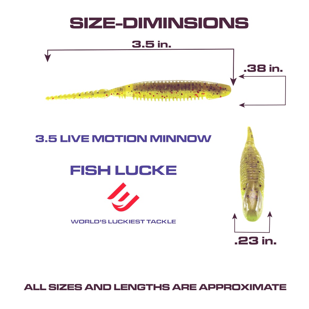 Luck E Live Motion Minnow – Fish Lucke