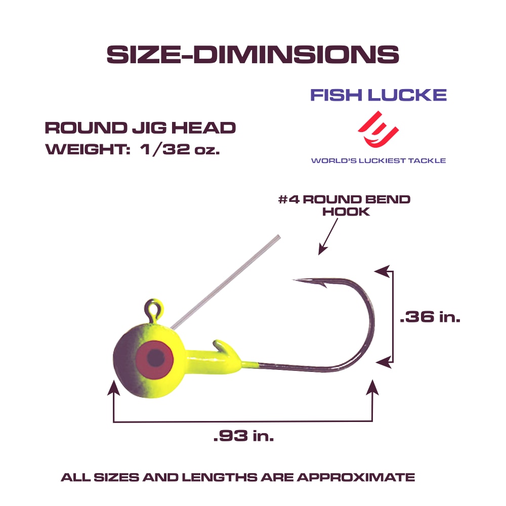 Round Jig Head Weed Guard