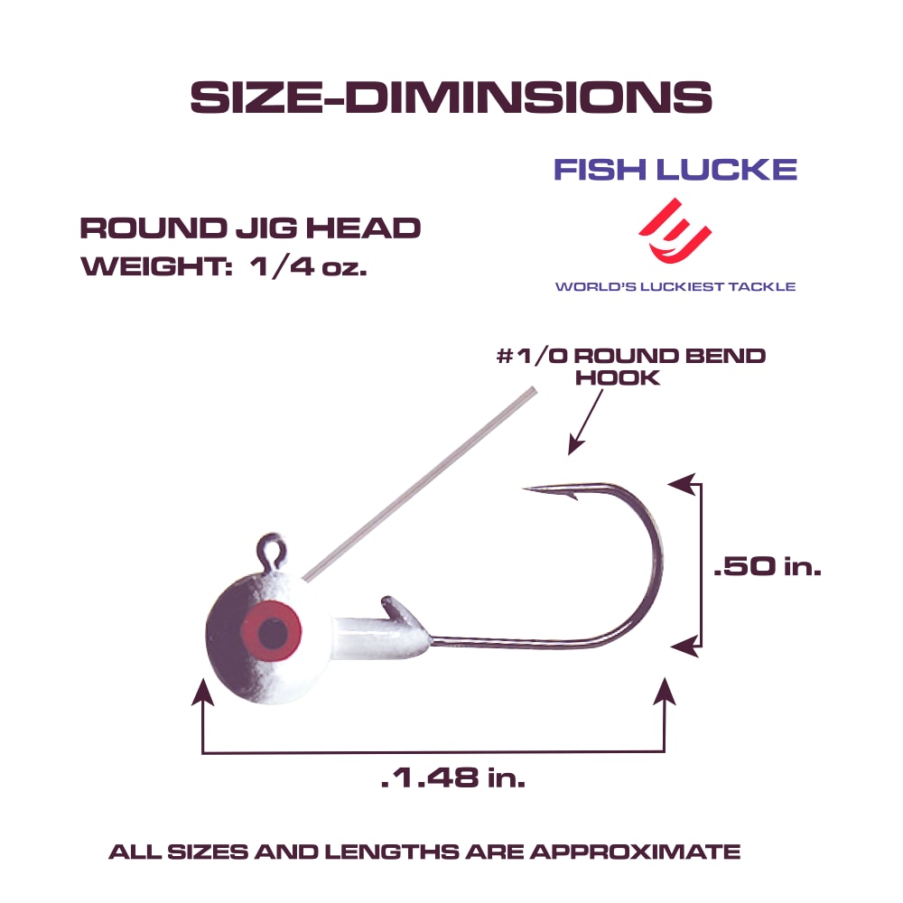 Round Jig Head Weed Guard