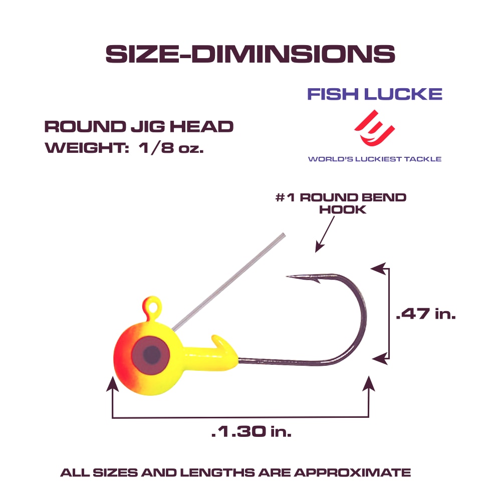 Round Jig Head Weed Guard