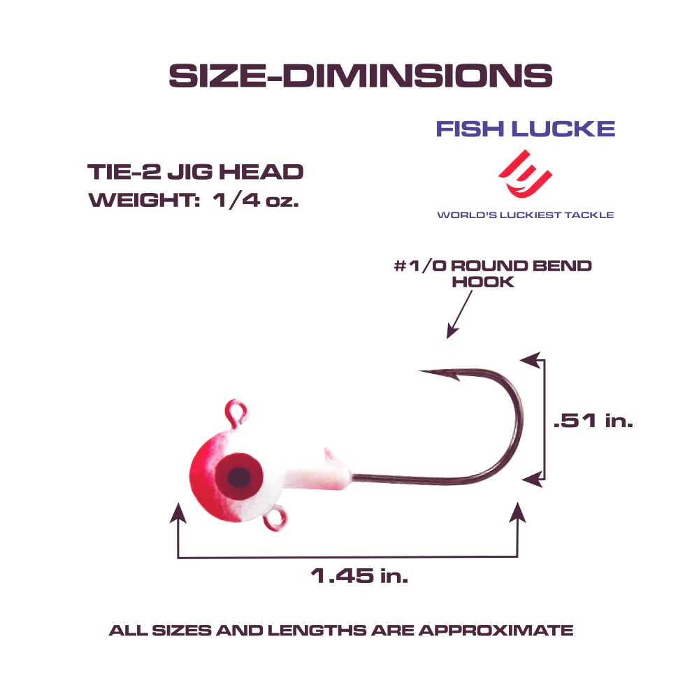 Fish LuckE Tie-2 Jig Head
