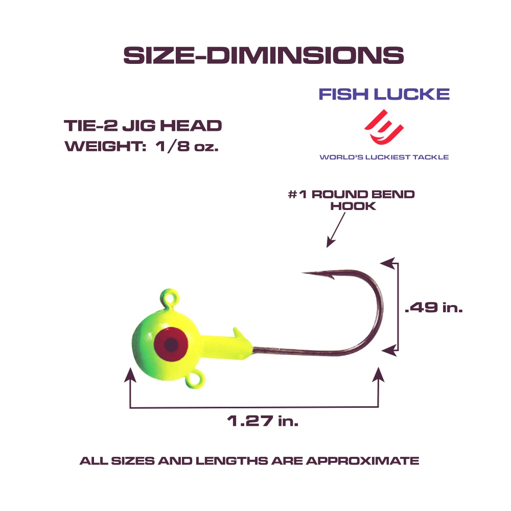 Fish LuckE Tie-2 Jig Head