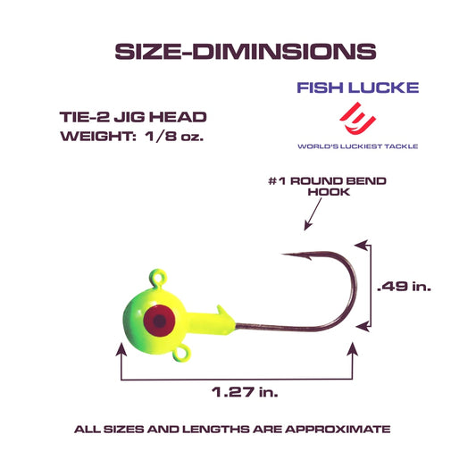 Fish LuckE Tie-2 Jig Head