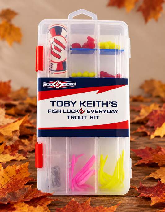 TOBY KEITH’S EARLY BLACK FRIDAY DEAL — ONLY $19.99! (TROUT KIT)