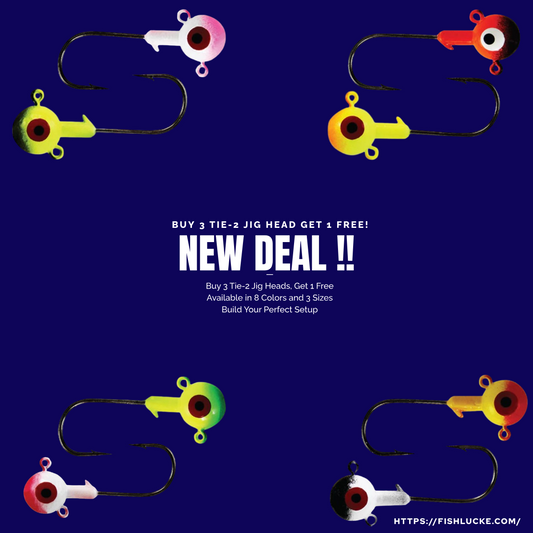 Buy 3 Tie-2 Jig Heads Get 1 FREE!