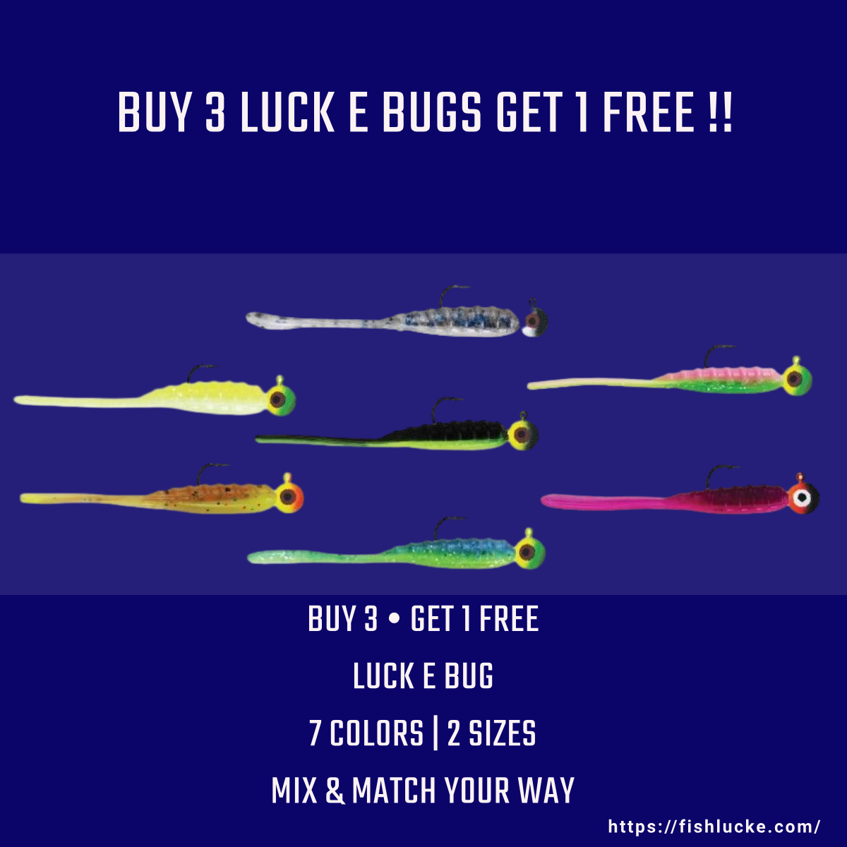 Buy 3 Luck E Bugs get 1 FREE