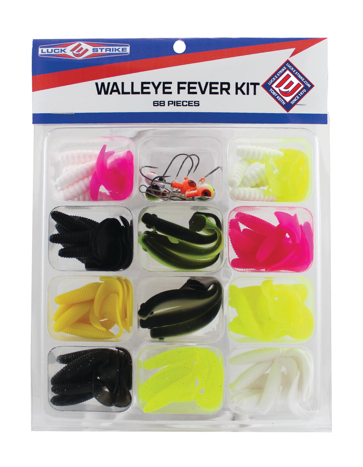 Walleye Fever Kit, 68 piece