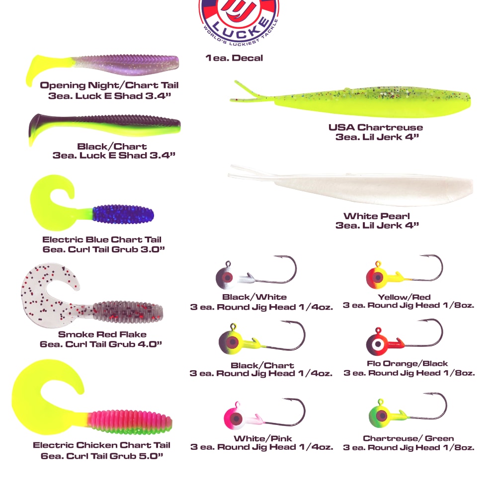 Walleye Fever Kit, 131 Piece